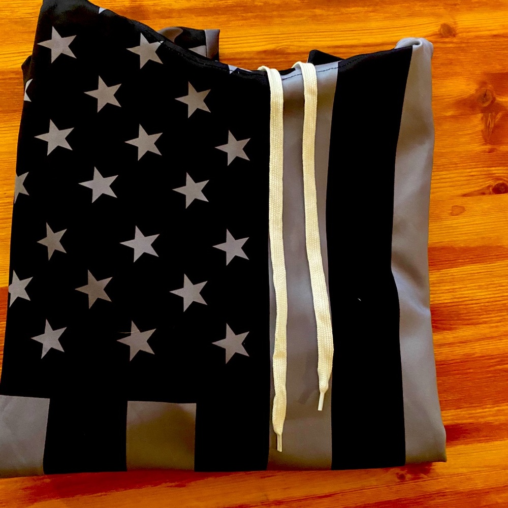 American flag/camo hoodie